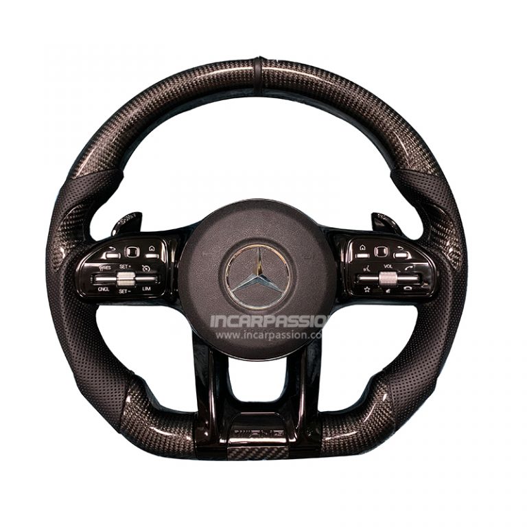 Black AMG Steering Wheel For Mercedes Benz