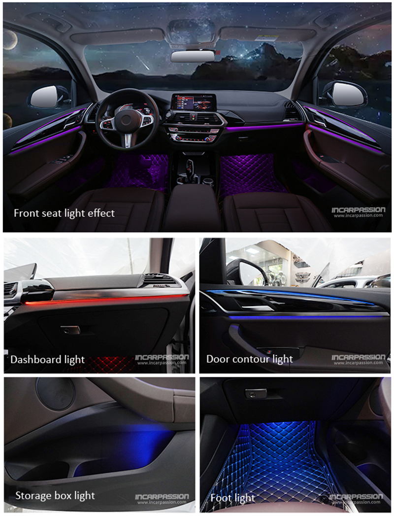 Ambientebeleuchtung für BMW X3 G01 inkl. Einbau - CarHex
